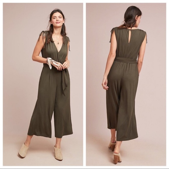 moss green jumpsuit